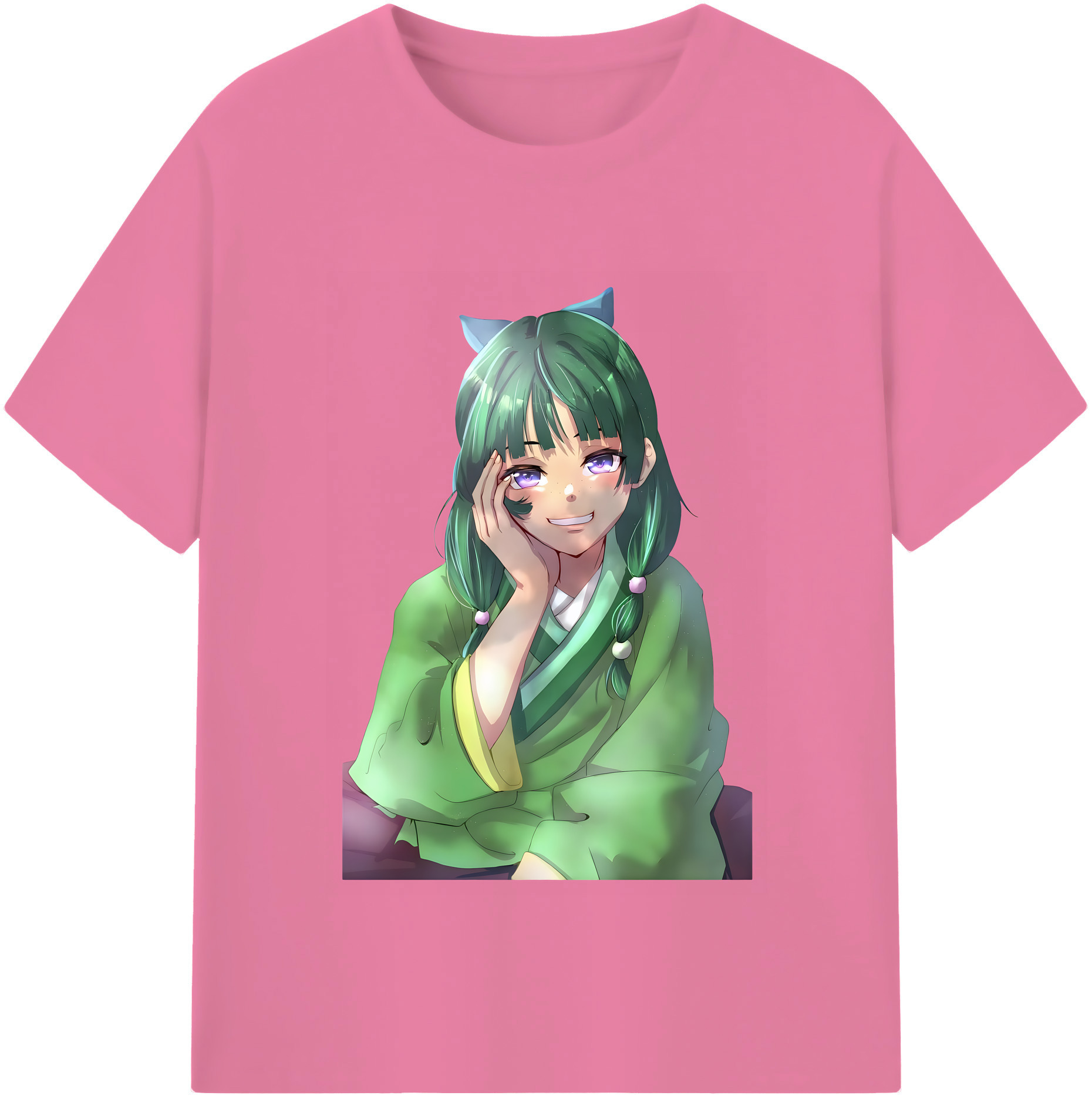 （画像用） 薬屋のひとりごと The Apothecary Diaries 綿100％半袖Tシャツ（フロントプリント）